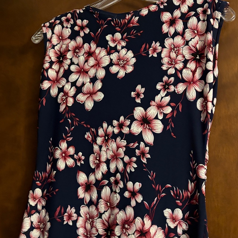 Maternity dress with cherry blossom print - Picture 3 of 9